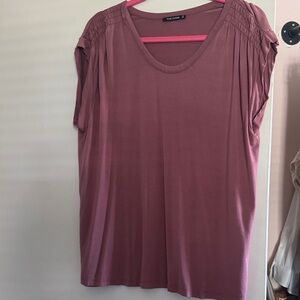 Pink Clover Women's Dusty Rose Blouse SZ L